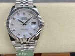 Rolex Datejust 41 Steel White Gold MOP Diamond Dial 126334 Men's Watch - Image 3