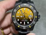 Rolex Submariner 116610 PVD-DLC Stainless Steel Carbon Fiber Bezel Yellow & Black Dial - Image 3