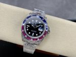 Rolex GMT Master AMG 126710BLRO 40mm With Dual Time & Sapphire Mirror Diamond Watch - Image 7