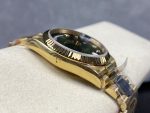 Rolex Day-Date 128238 Fluted Bezel Green Diamond Dial 36MM Unisex Replica Watch - Image 8