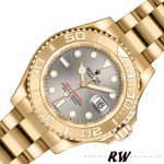 Rolex Yacht-Master 169628 Yellow Gold Grey Dial 29MM Lady Replica Watch - Image 2