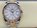 Rolex Datejust Steel & Everose Gold White Dial M126231 0017 - Image 3