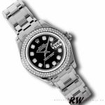 Rolex Masterpiece Pearlmaster 80339 Diamant Bezel 29MM Lady Replica Watch - Image 4