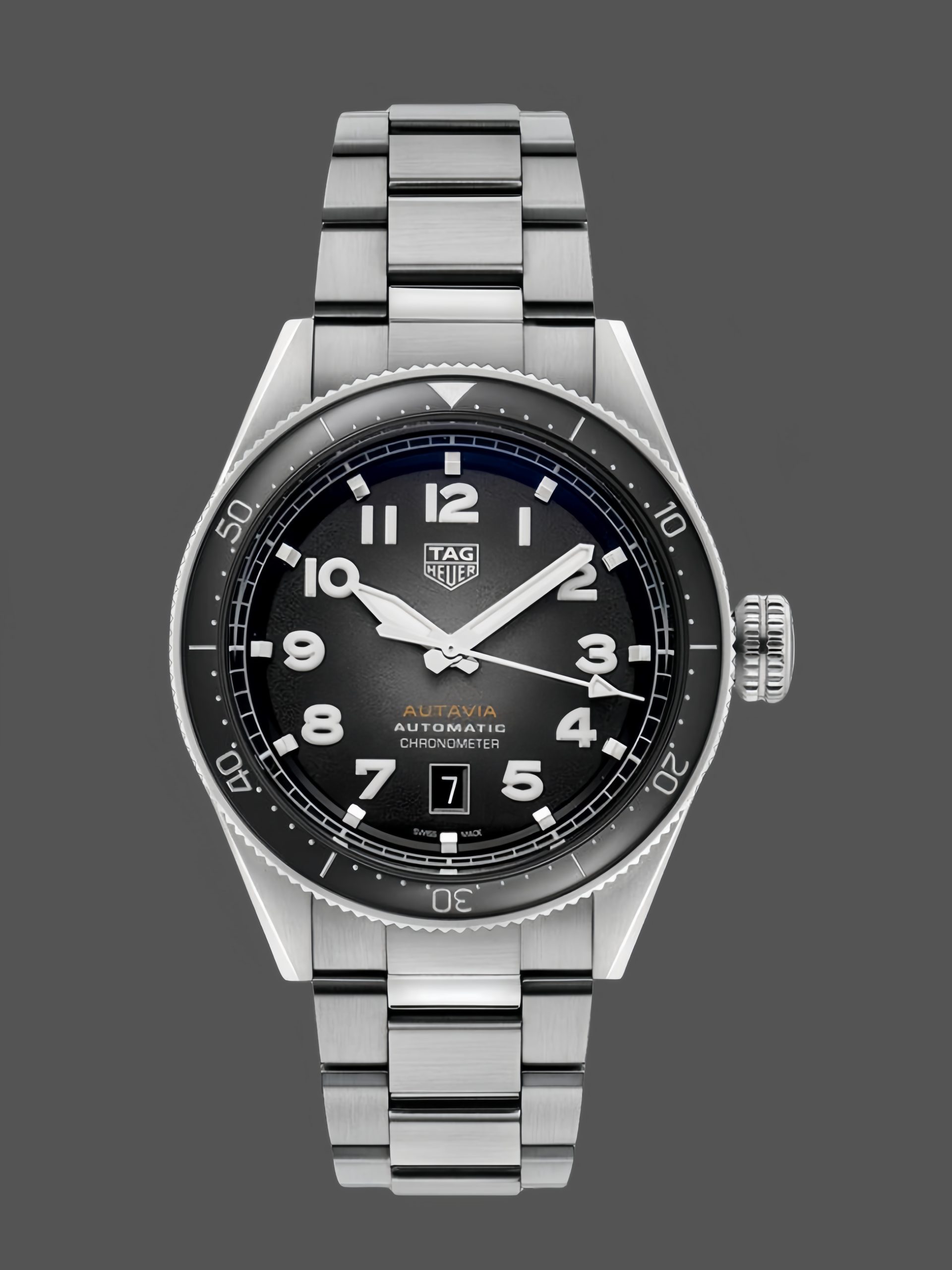 B3B45766-3312-95A0-7AD9-F88EC26062B7 Tag Heuer Autavia Calibre 5 Chronometer WBE5114.EB0173 42mm Mens Watch - Image 1