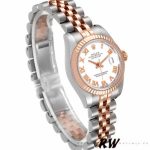 Rolex Datejust 179171 White Roman Numeral Dial Fluted Bezel 26MM Lady Replica Watch - Image 2