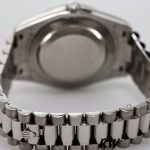 Rolex Day-Date 218206 Ice Blue Diamond Dial Platinum 41MM Mens Replica Watch - Image 5