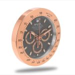 Rolex Daytona Rose Gold & Black Wall Clock - Image 3