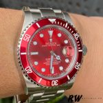 Rolex Submariner 16610 Stainless Steel Refinished Red Dial 40mm Mens Replica Watch - Image 2