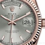 Rolex Day-Date 118235 Rhodium Grey Dial Rose Gold 36mm Unisex Replica Watch - Image 3
