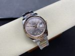 Rolex Datejust 41mm Two Tone Rose Gold Sundust Index Dial 126331 0009 - Image 6