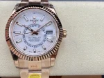 Rolex Sky Dweller 42 Rose Gold White Dial M336935 0003 Men's Watch - Image 3