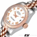 Rolex Datejust 179171 White Roman Numeral Dial Fluted Bezel 26MM Lady Replica Watch - Image 4
