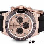 Rolex Cosmograph Daytona 116515LN Black Pink Dial 40mm Mens Replica Watch - Image 14