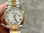 Rolex Datejust 36 White Dial Roman Numerals 126203 0030 Replica Watch - Image 3