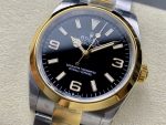 Rolex Explorer 36 Black Dial Yellow Gold M124273 0001 Women's Watch - Image 5