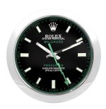 Rolex Milgauss Black & Green Wall Clock
