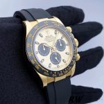 Rolex Daytona 116518LN Yellow Gold Champagne Dial 40mm Mens Replica Watch - Image 3