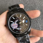 Rolex Sky Dweller PVD Coated Case DIW Limited Edition Black Dial 42MM Men's Watch - Image 4