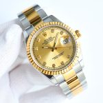 Rolex Datejust 36MM 126233 0018 Champagne Diamond Dial Unisex Replica Watch - Image 11