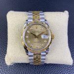 Rolex Datejust 36 126233 0045 Champagne Fluted Motif Diamond Dial - Image 3
