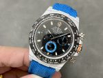 Rolex Daytona Cosmograph Carbon Fiber Luminescent Coating 40mm Nylon Strap Men's Watch - Image 5