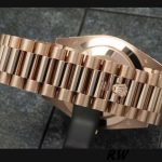 Rolex Day-Date 228235 Sundust Stripe Motif Dial Fluted Bezel 40mm Mens Replica Watch - Image 6