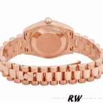 Rolex Datejust 178275 Rose Gold Pink Roman Dial 31mm Lady Replica Watch - Image 6