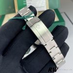 Rolex Oyster Perpetual 177200 Dark Grey Dial Domed Bezel 31mm Lady Replica Watch - Image 6