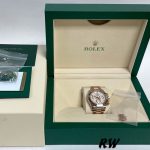 Rolex Cosmograph Daytona 116505 Oyster Bracelet Rose Ivory Dial 40mm Mens Replica Watch - Image 6
