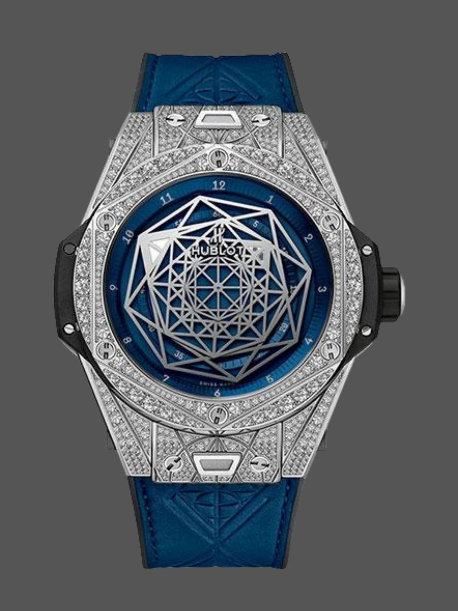BA72F5FE-04FE-B09B-AA73-16A15EE5A43A Hublot Big Bang Sang Bleu Titanium 415.NX.7179.VR.1704.MXM18 45mm - Image 1