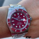 Rolex Submariner 116610 Stainless Steel 40MM Red Dial Mens Replica Watch - Image 3