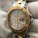 Rolex Yacht-Master 169623 Steel Yellow Gold Black MOP Dial 29MM Lady Replica Watch - Image 4