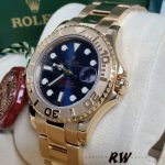 Rolex Yacht-Master 169628 Yellow Gold Blue Dial 29MM Lady Replica Watch - Image 2