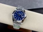 Rolex Datejust 41 Stainless Steel Smooth 126300 0024 Blue Stick Dial - Image 8