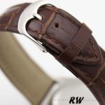 Rolex Cellini Time 50509 Brown Leather Strap White Dial 39mm Mens Replica Watch - Image 5
