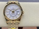 Rolex Sky Dweller 42 Yellow Gold GMT White Dial Jubilee Style M336938 0006 Men's Watch - Image 3