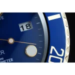 Rolex Submariner Blue & Gold Wall Clock - Image 5