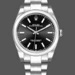 Rolex Oyster Perpetual 114300 Black Dial 39mm Mens Replica Watch
