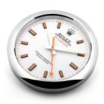 Rolex Milgauss Silver & White Wall Clock - Image 3
