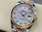 Rolex Datejust 126333 0018 41mm White Mother of Pearl Diamond Dial Men's Watch - Image 15