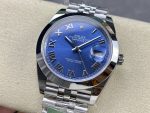 Rolex Datejust 41 Stainless Steel Blue Roman Dial Jubilee Bracelet M126300 0018 Men's Watch - Image 5