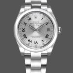 Rolex Oyster Perpetual Air-King 114200 Silver Dial 34mm Unisex replica watch