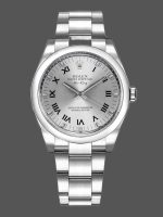 Rolex Oyster Perpetual Air-King 114200 Silver Dial 34mm Unisex replica watch
