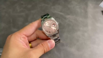Replica Rolex Datejust 36 126284RBR 0024 Pink Roman Diamond Dial Lady Watch - Image 2