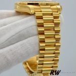 Rolex Day-Date 228348RBR Champagne Roman Dial Diamond Bezel 40mm Mens Replica Watch - Image 5