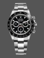 Rolex Cosmograph Daytona 116500LN Ceramic Bezel Black Dial 40mm Mens Replica Watch