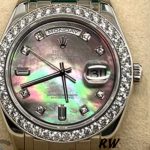 Rolex Day-Date 18946 Dark MOP Black Diamonds Dial Special Edition 39MM Mens Replica Watch - Image 4