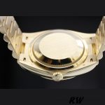 Rolex Day-Date 36MM 128238 0081 Fluted Bezel White Index Dial Unisex Replica Watch - Image 14