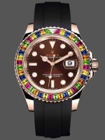 Rolex Yacht-Master 116695 Black Rubber Strap Brown Dial 40MM Mens Replica Watch