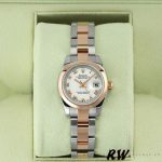 Rolex Datejust 179161 Stainless Steel and Everose Gold White Roman Dial 26MM Lady Replica Watch - Image 2